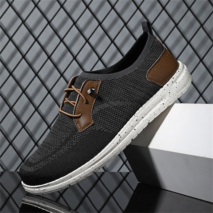 Herensportschoenen van ademende stof met synthetische details - Henrik