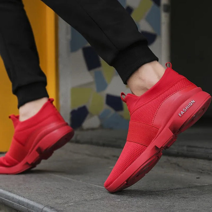 Herensneakers met ademende mesh slip-on stijl - Leandro