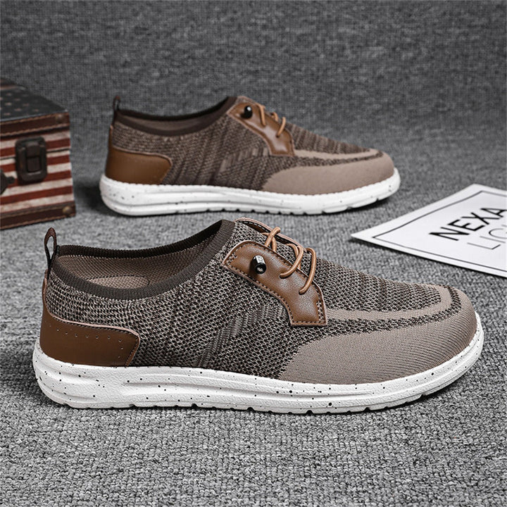 Herensportschoenen van ademende stof met synthetische details - Henrik