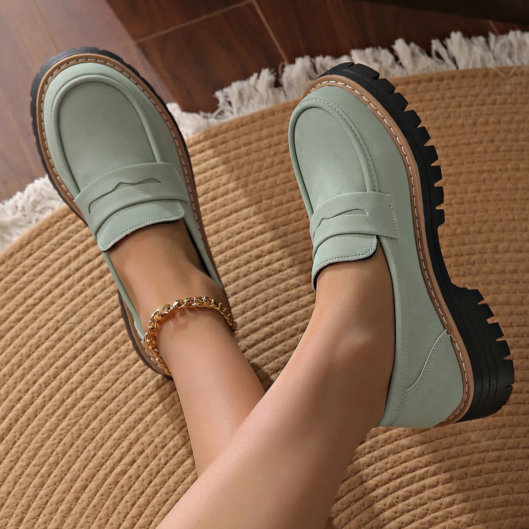 Slipbestendige plateau damesschoenen casual stijl - Marjolaine