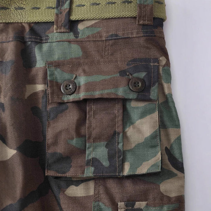 Tactische katoenen camouflage cargobroek voor heren - Lars