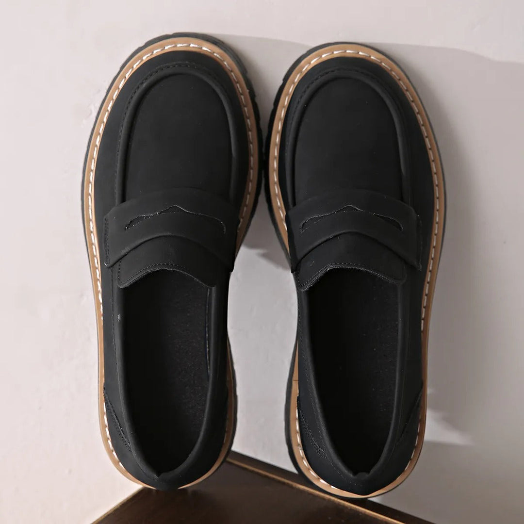 Slipbestendige plateau damesschoenen casual stijl - Marjolaine