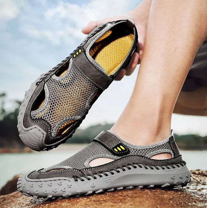 Herensandalen met ademend mesh in sportieve stijl - Rurik
