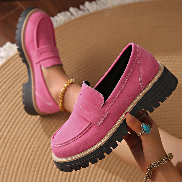 Slipbestendige plateau damesschoenen casual stijl - Marjolaine