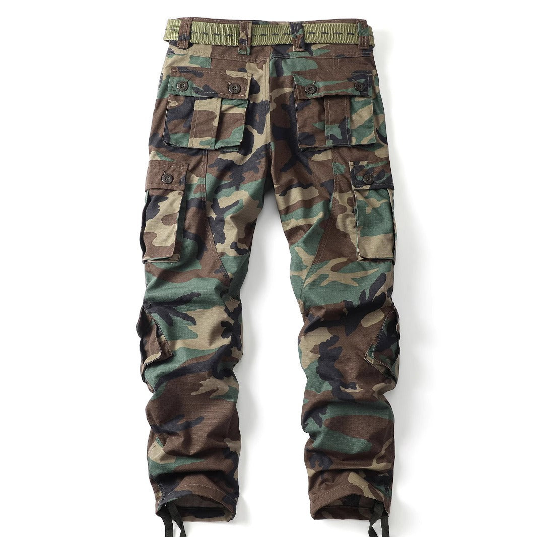 Tactische katoenen camouflage cargobroek voor heren - Lars