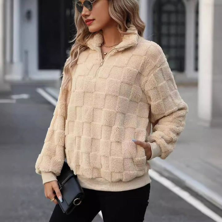 Fleece coltrui met ritssluiting - Noémie