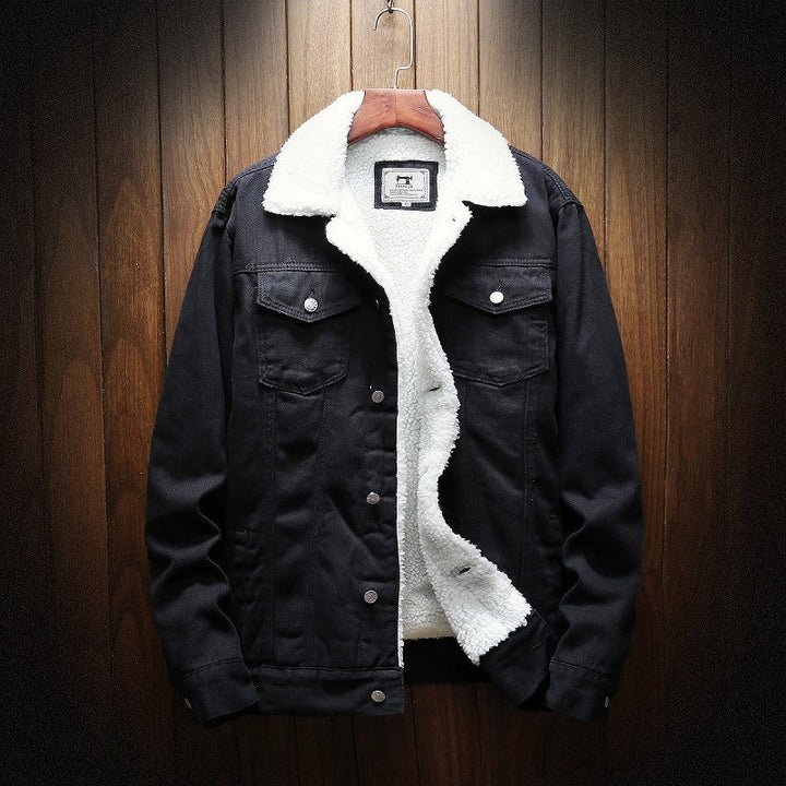 Heren spijkerjack met fleece voering - Lior