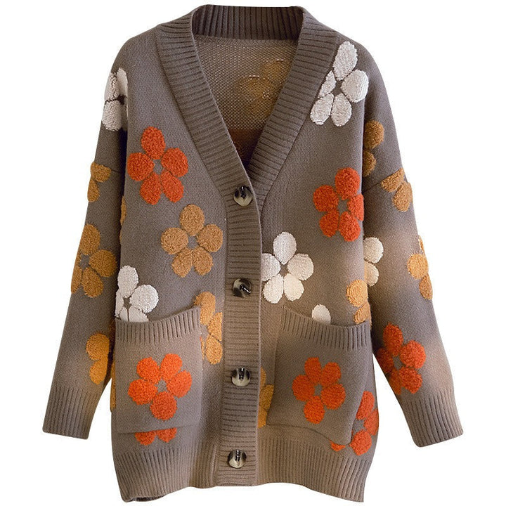 Gebreid damesvest in retrostijl - Karla