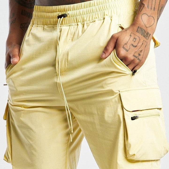 Casual cargo herenshort met zakken - Malik