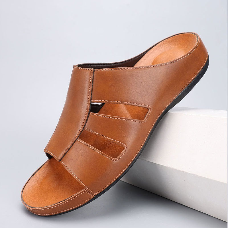 Klassieke sandalen met open teen voor heren - Sergio