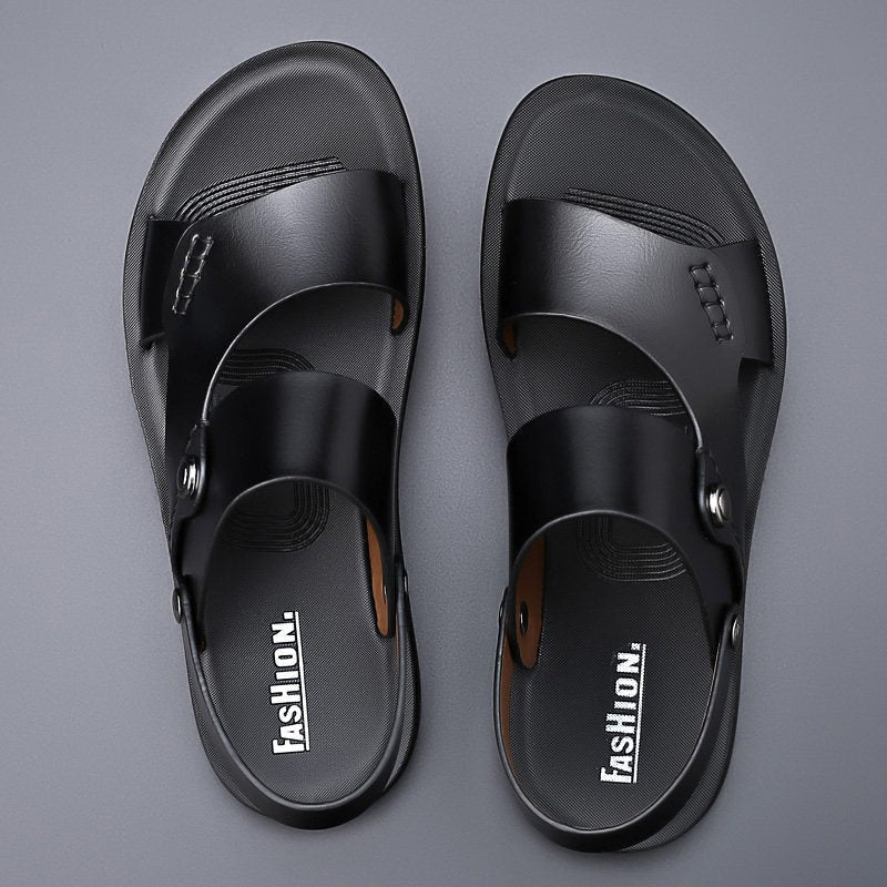 Orthopedische kunststof herensandalen met antislip kruisbanden - Jair