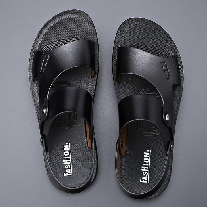 Orthopedische kunststof herensandalen met antislip kruisbanden - Jair