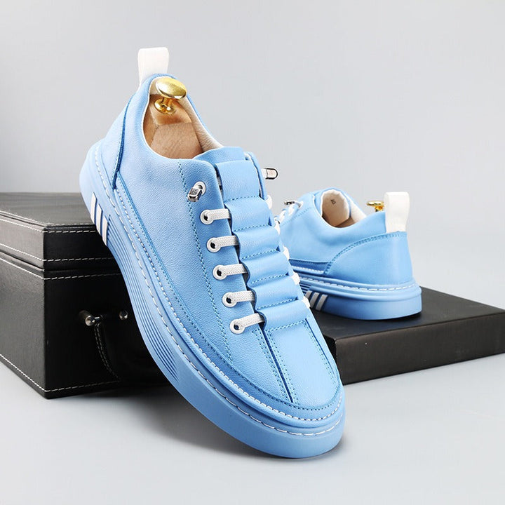 Casual herentrainers met gewatteerd ontwerp en metalen veters - Aurélien