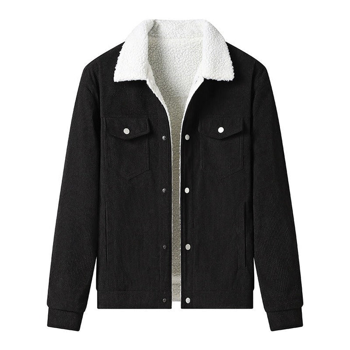 Corduroy herenjack met fleecevoering, casual stijl - Alain