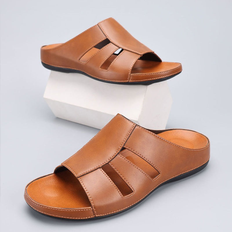 Klassieke sandalen met open teen voor heren - Sergio