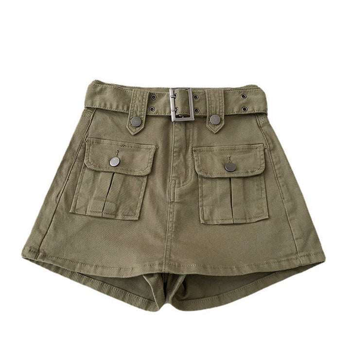 Cargo shorts voor dames, hoog model - Levria