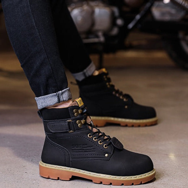 Casual herenlaarzen met militaire thermische voering - Thiago