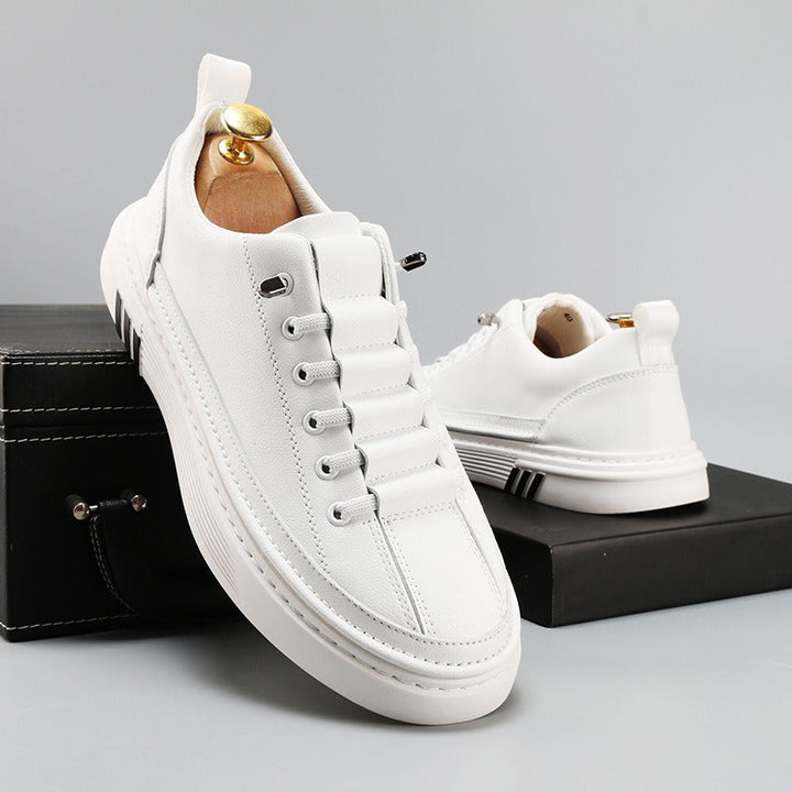 Casual herentrainers met gewatteerd ontwerp en metalen veters - Aurélien