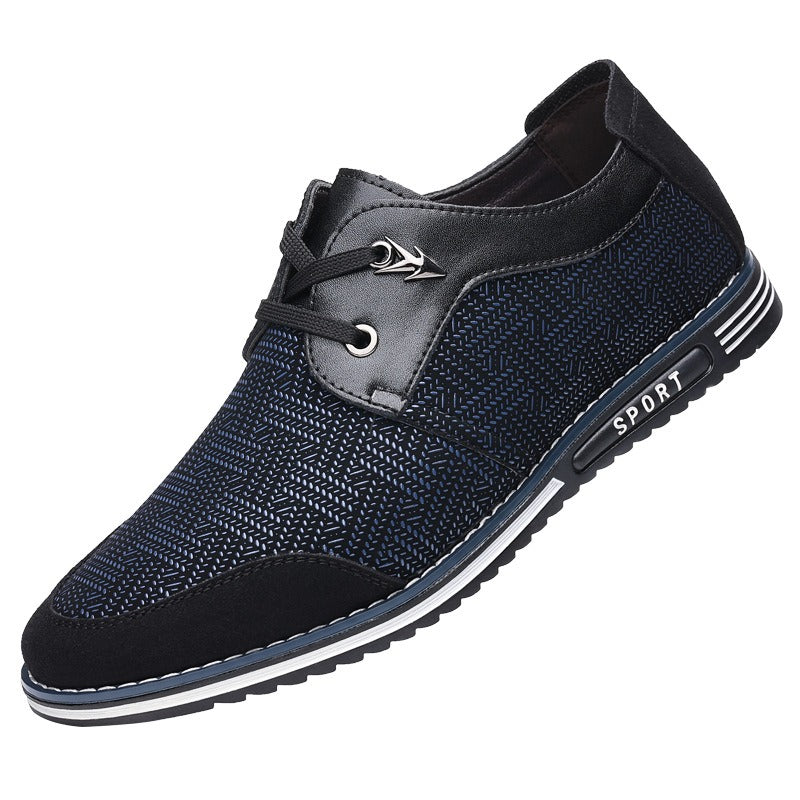 Casual herenschoenen van geweven stof in stedelijke stijl - Noud