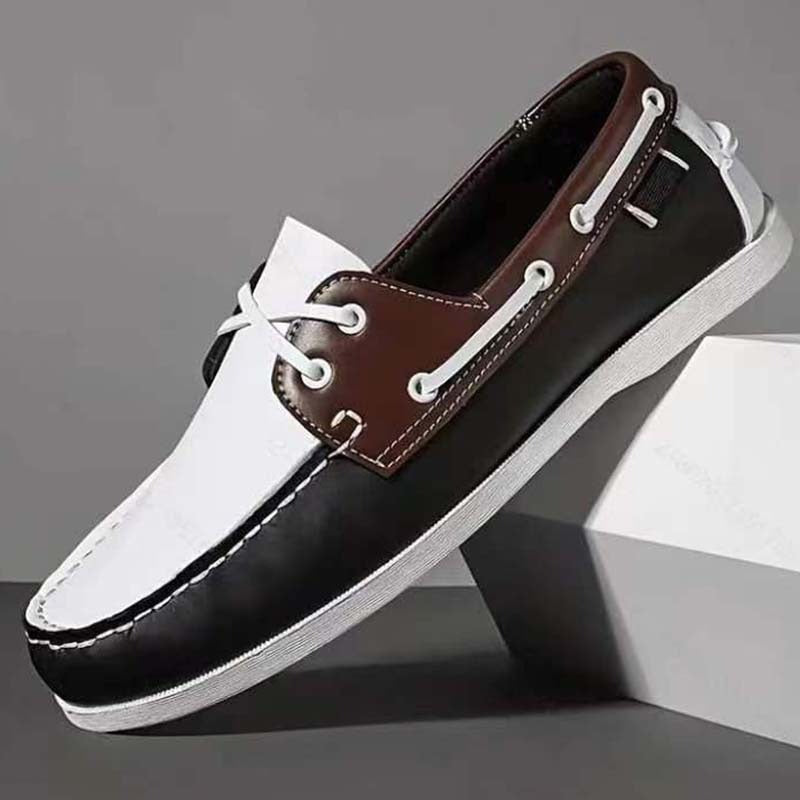 Casual loafers voor heren met decoratieve stiksels in nautische stijl - Iñaki