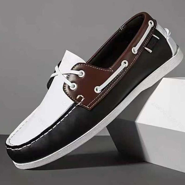 Casual loafers voor heren met decoratieve stiksels in nautische stijl - Iñaki