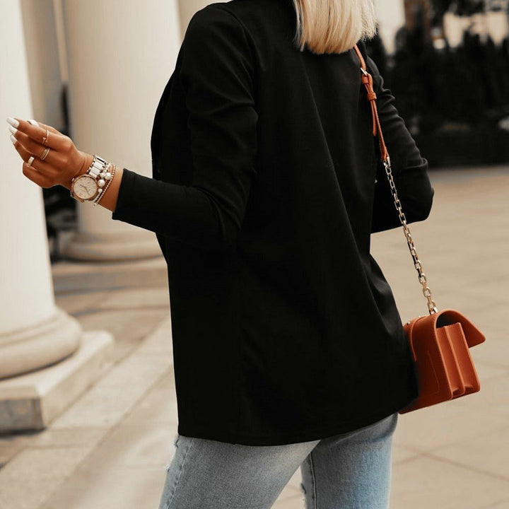 Casual lange blazer zonder rits - Nuri
