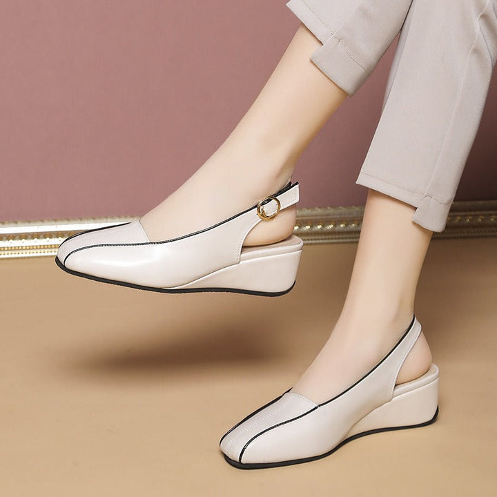 Damesschoenen met lage hak Minimalistisch Ontwerp - Céleste