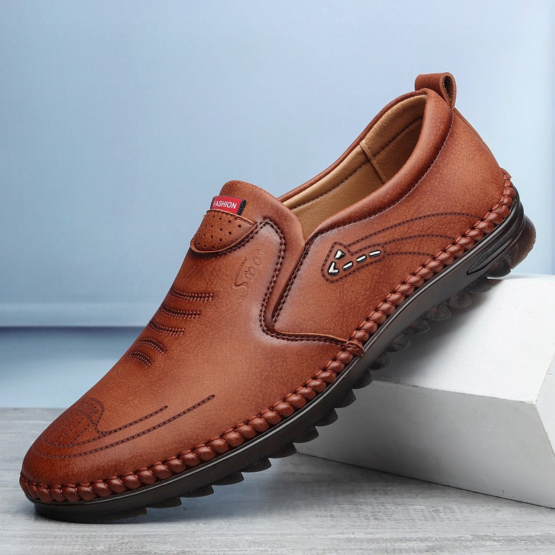Mannen casual mocassin stijl schoenen van synthetisch leer - Teun