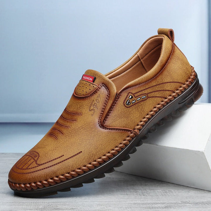 Mannen casual mocassin stijl schoenen van synthetisch leer - Teun