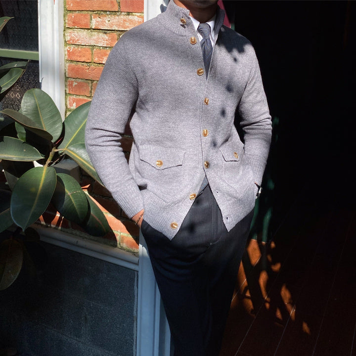 Grof gebreid colvest - Eland