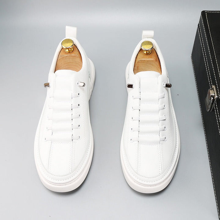 Casual herentrainers met gewatteerd ontwerp en metalen veters - Aurélien