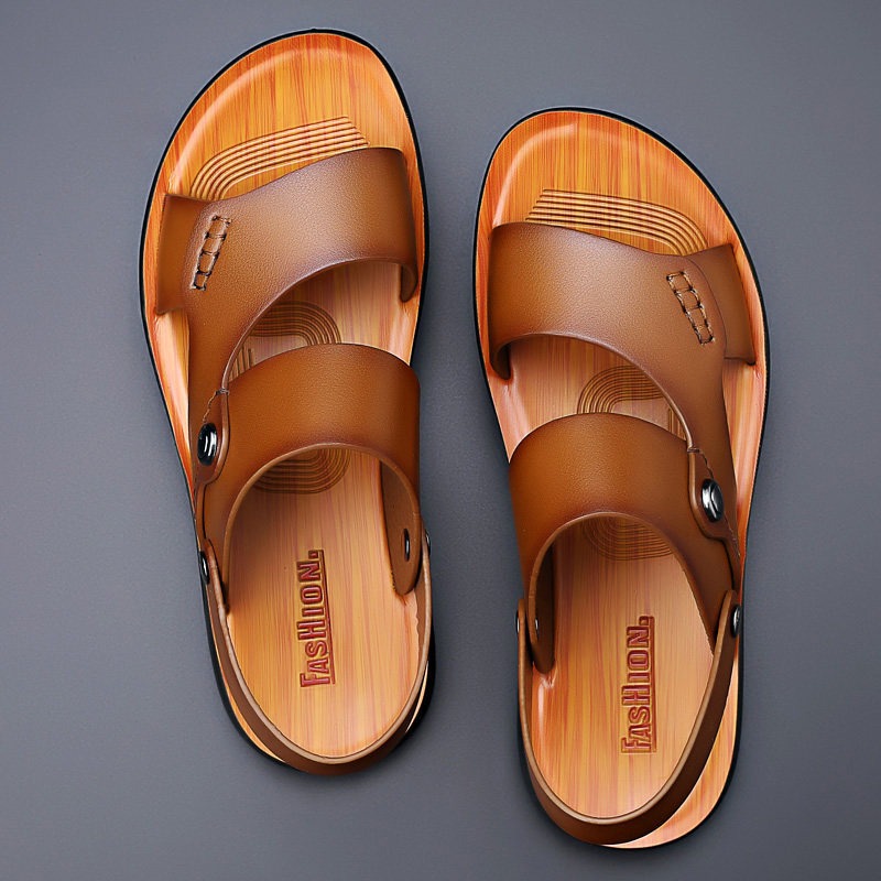 Orthopedische kunststof herensandalen met antislip kruisbanden - Jair
