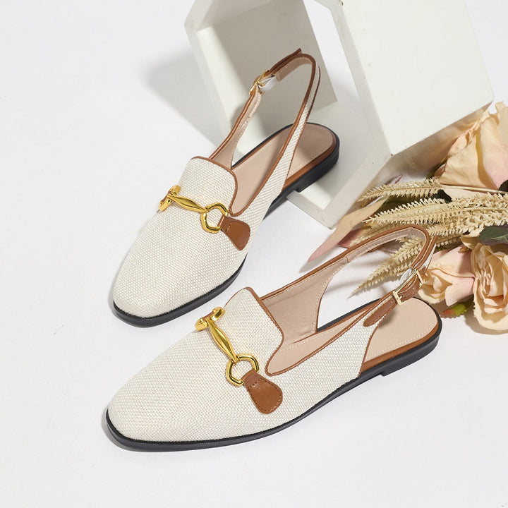 Damesschoenen met metallic detail - Floriane