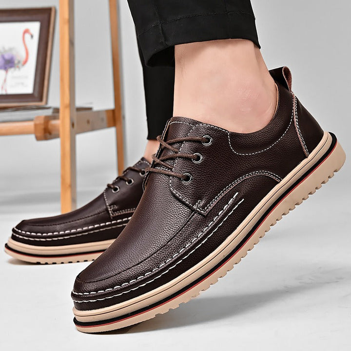 Kunstleren herenschoenen met antislipzool - Eduardo