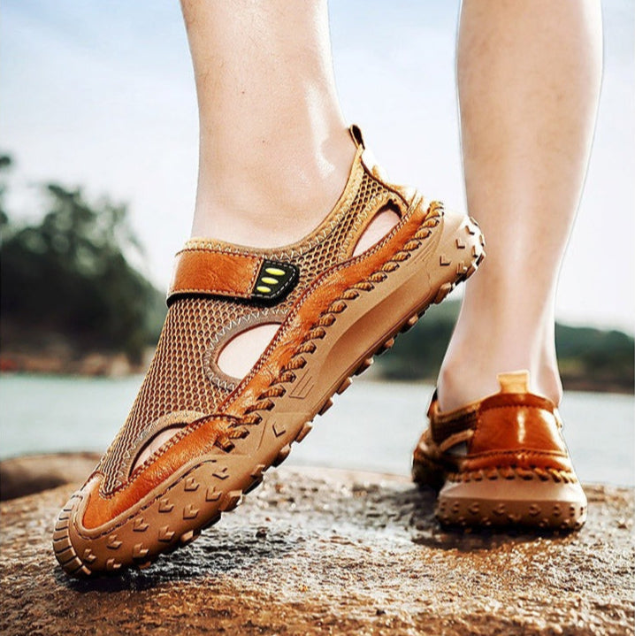 Herensandalen met ademend mesh in sportieve stijl - Rurik