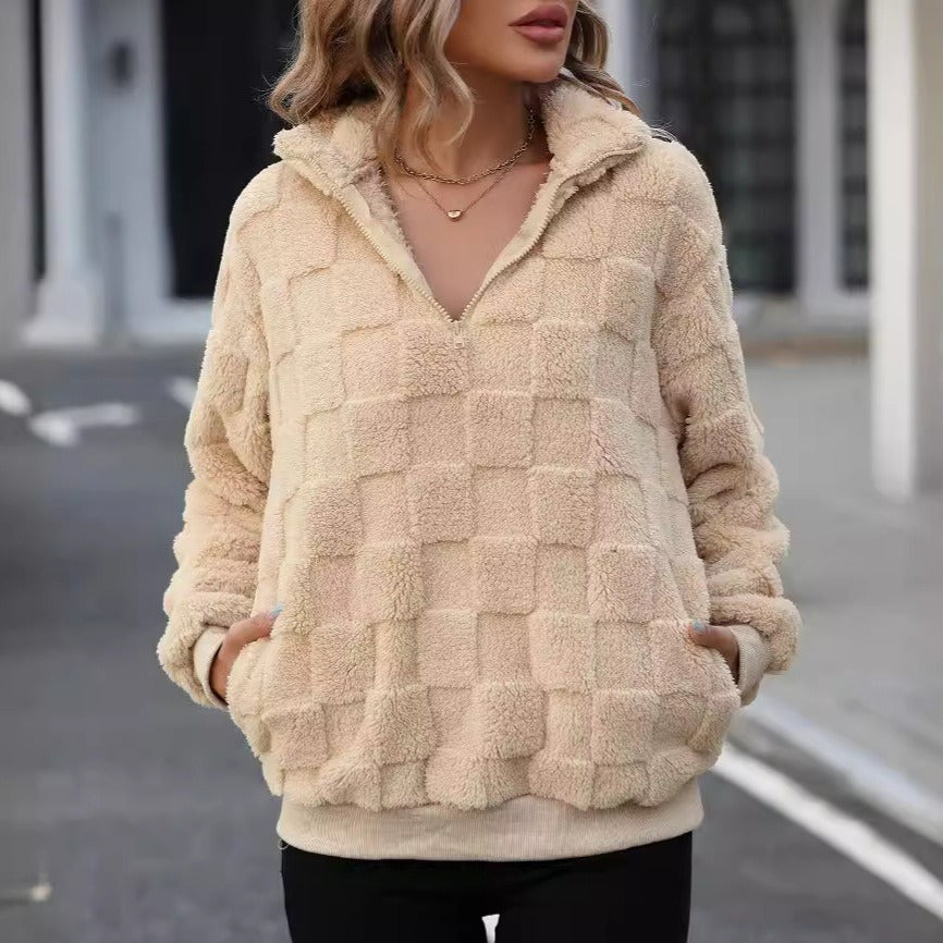 Fleece coltrui met ritssluiting - Noémie