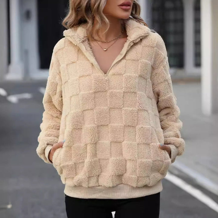 Fleece coltrui met ritssluiting - Noémie