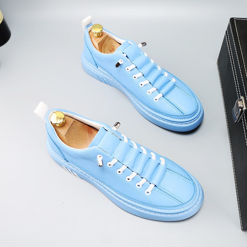 Casual herentrainers met gewatteerd ontwerp en metalen veters - Aurélien