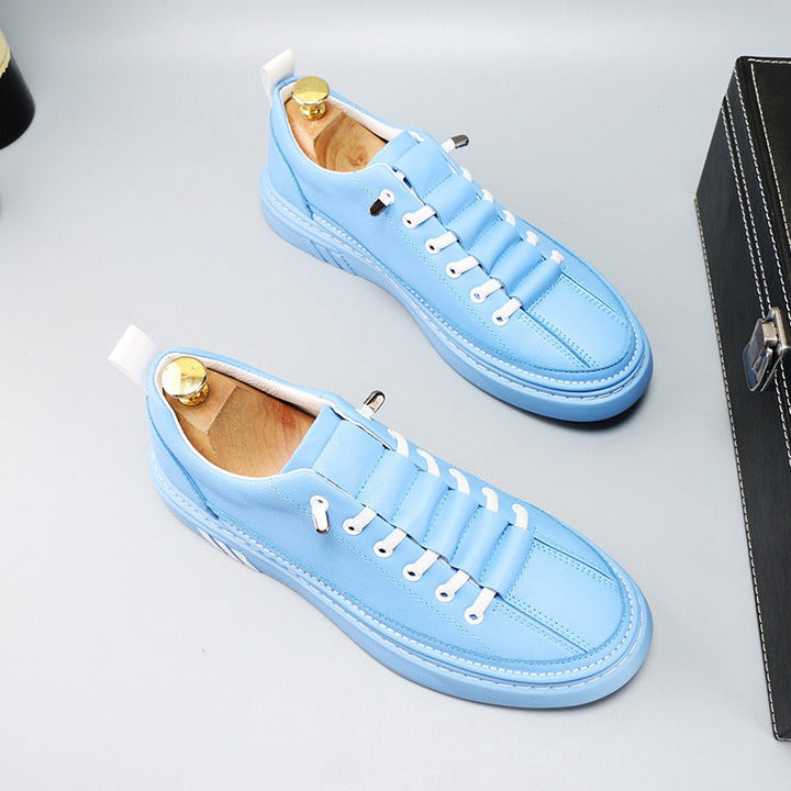 Casual herentrainers met gewatteerd ontwerp en metalen veters - Aurélien