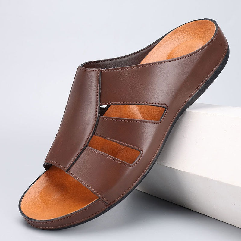 Klassieke sandalen met open teen voor heren - Sergio