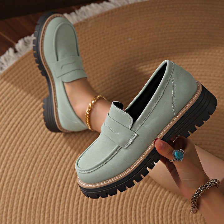 Slipbestendige plateau damesschoenen casual stijl - Marjolaine