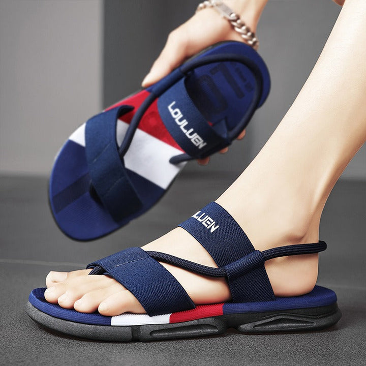 Veelkleurige orthopedische herensandalen met lichtgewicht ergonomische zool - Marcel
