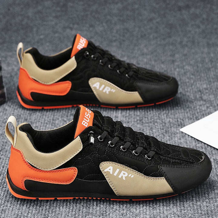 Herentrainers met contrasterende details en flexibele zool - Bastien
