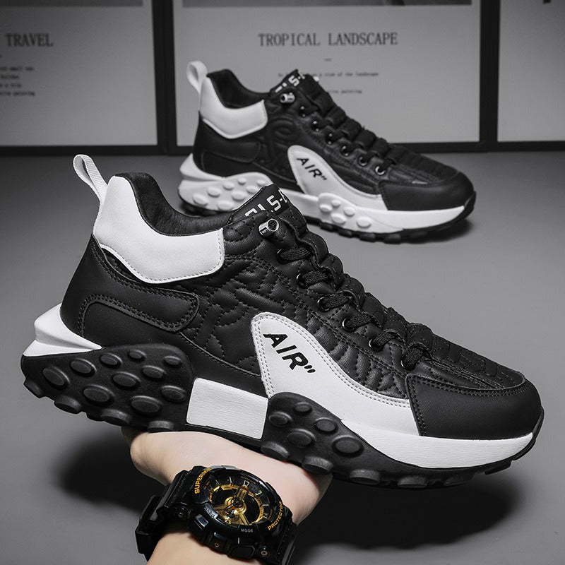 Sneakers met hoge reliëfzool - Varek