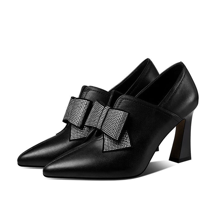 Elegante damesschoenen met hak en strik - Clara