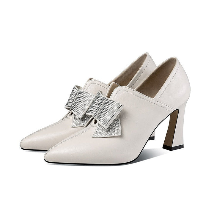 Elegante damesschoenen met hak en strik - Clara