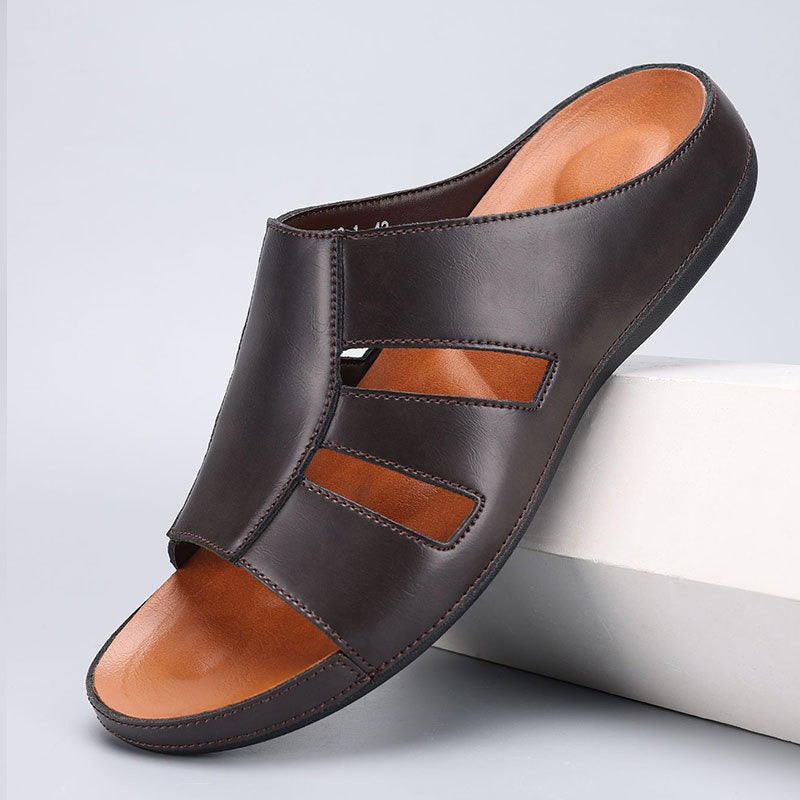 Klassieke sandalen met open teen voor heren - Sergio