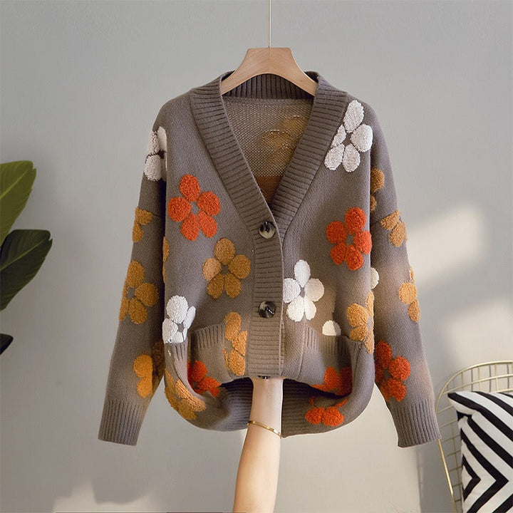 Gebreid damesvest in retrostijl - Karla