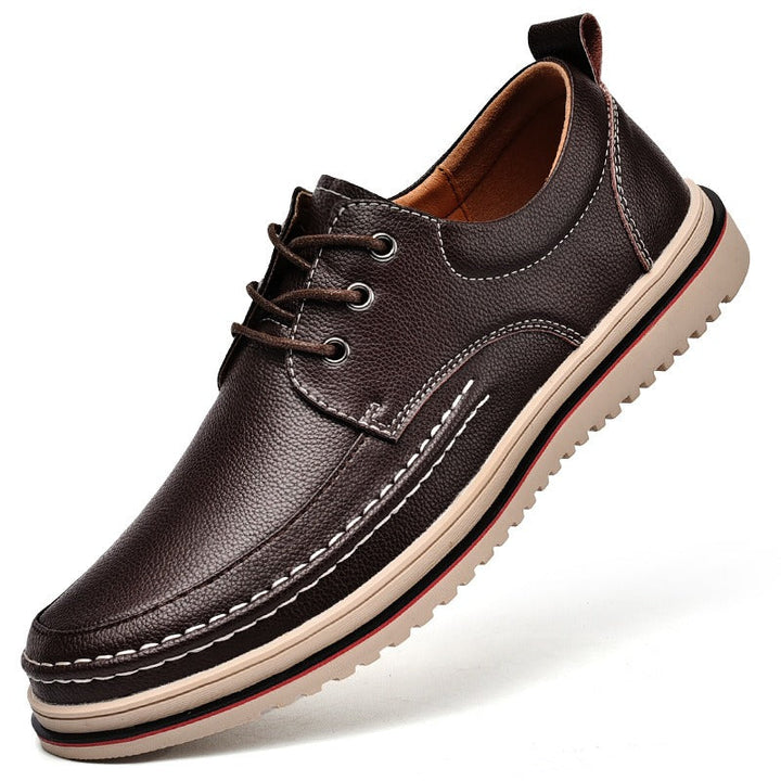 Kunstleren herenschoenen met antislipzool - Eduardo