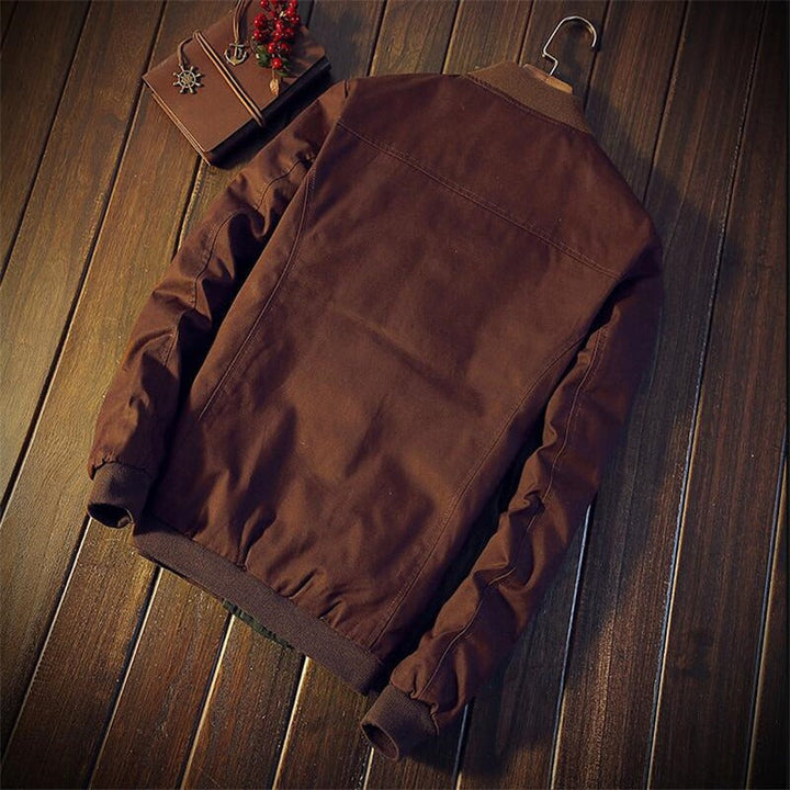 Nonchalant herenjack met tweekleurig design - Nael